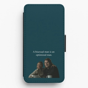 A Bisexual Man Flip / Wallet Phone Case Anti Slip Comfort Fit