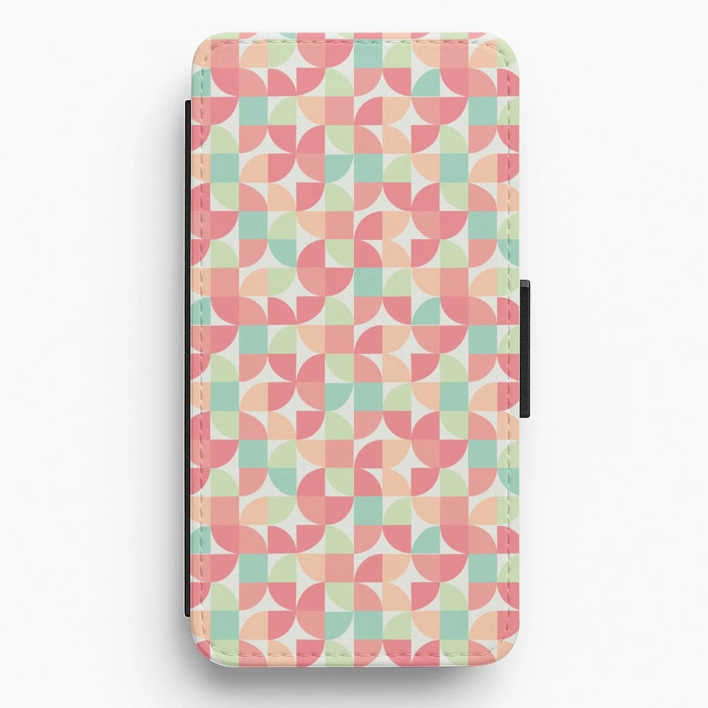 Abstract Patterns 22 Flip / Wallet Phone Case Gloss Layer Trendy Look