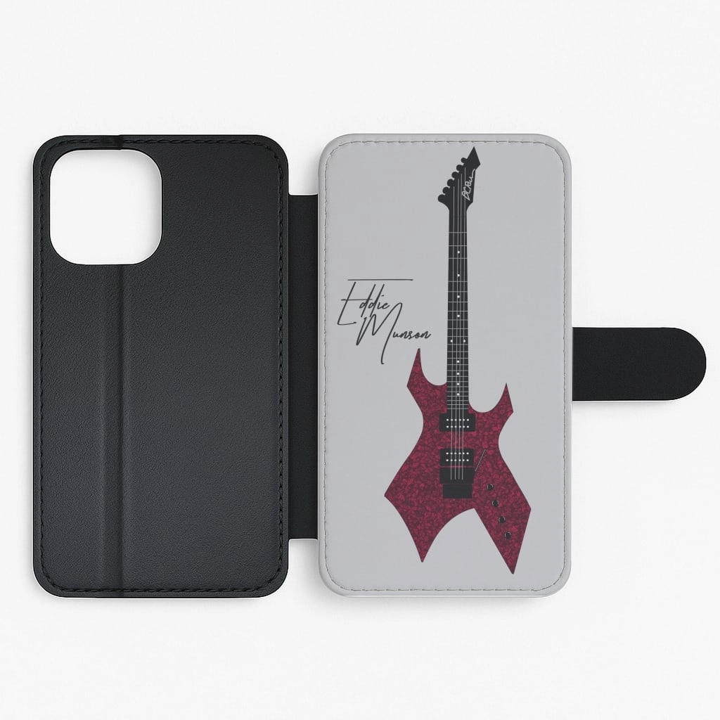 Eddie Munson Guitar Flip / Wallet Phone Case Comfort Edge Layer