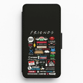 All The Quotes Flip / Wallet Phone Case Strong protection Gloss Layer Finish