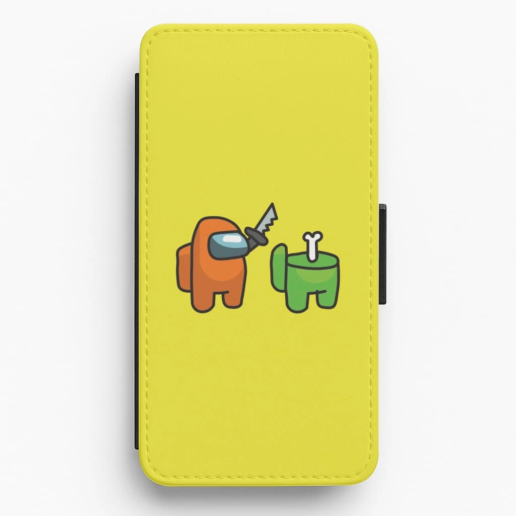 Light Touch Among Gaming Killed Flip / Wallet Phone Case