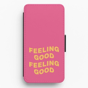 Fashion Touch Wavey Feeling Good Flip / Wallet Phone Case