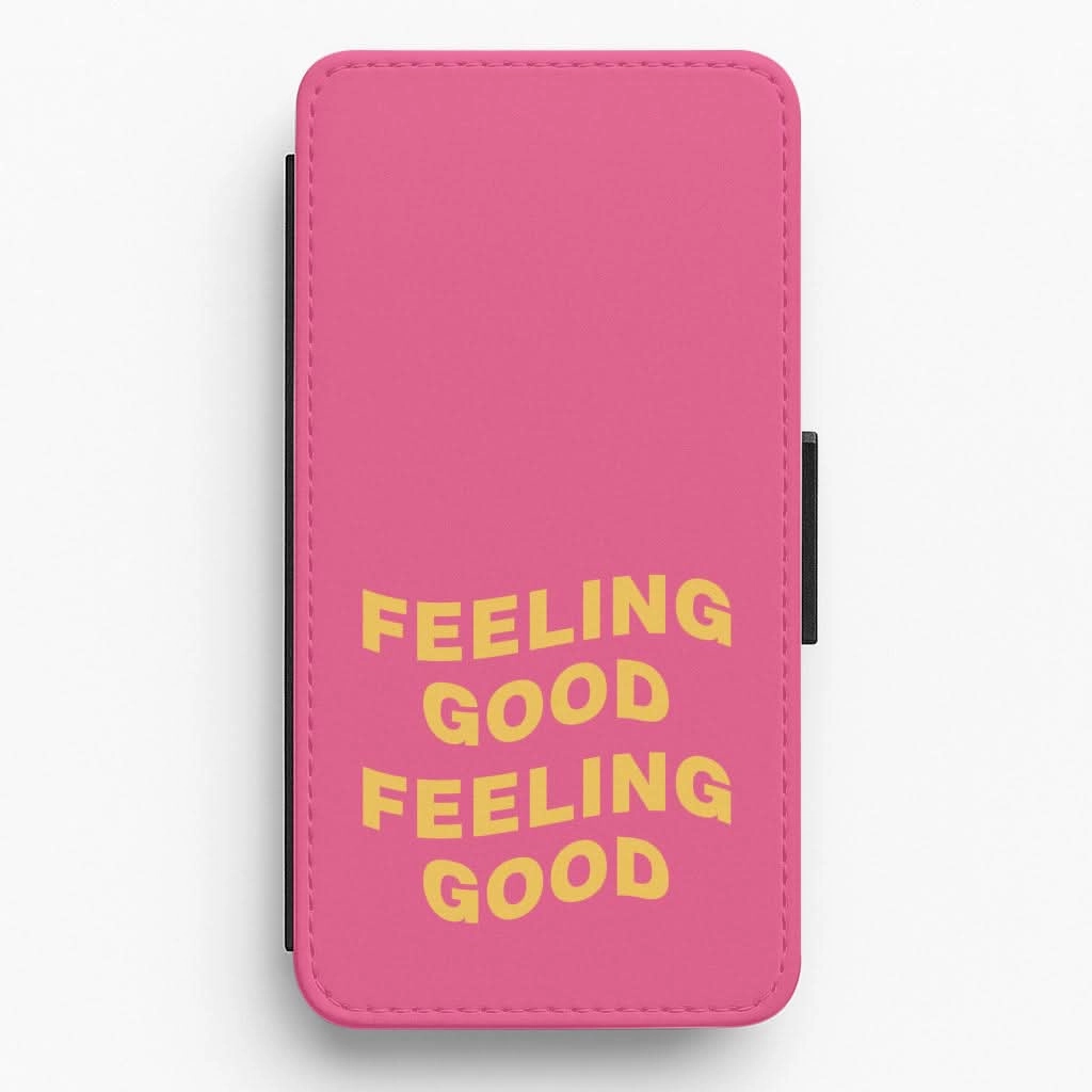 Fashion Touch Wavey Feeling Good Flip / Wallet Phone Case