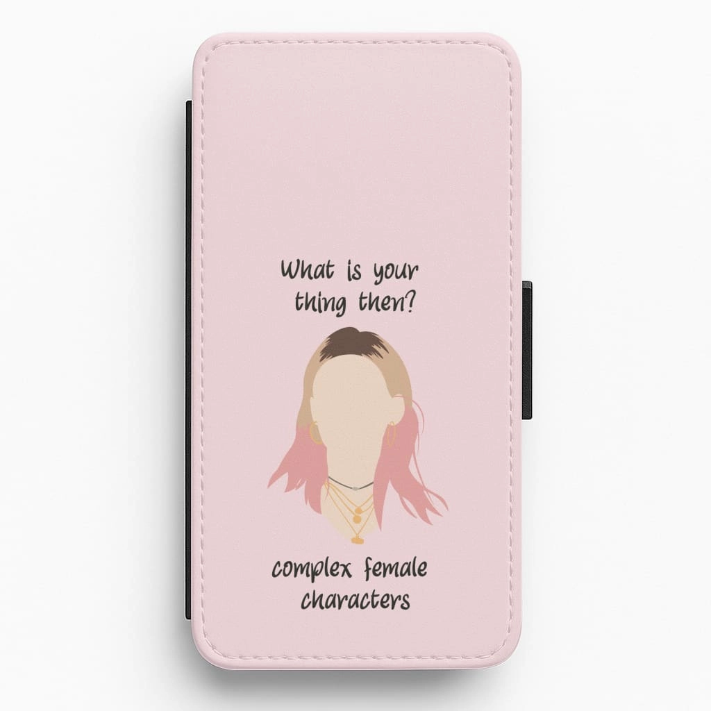 Complex Female Characters - Sex Education Flip / Wallet Phone Case Sport Inspired clean design