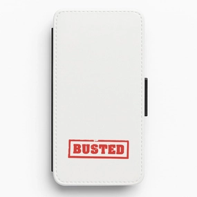 Modern Function Elegant Look Band Logo - Bust Band Flip / Wallet Phone Case