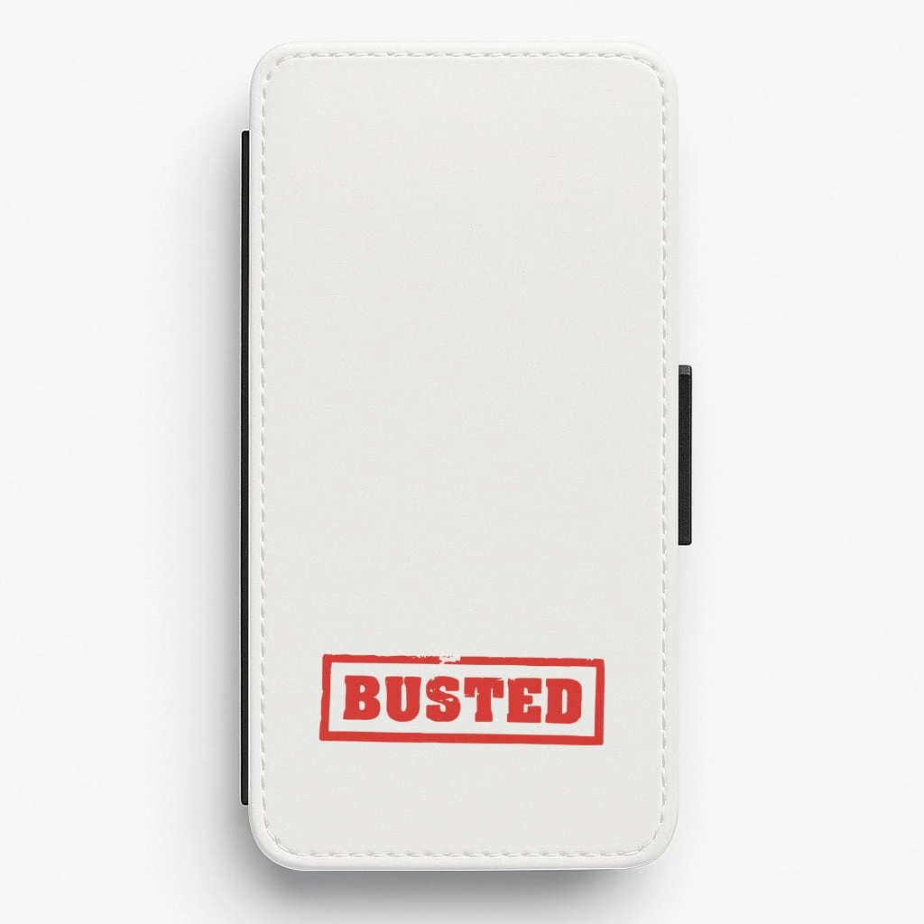 Modern Function Elegant Look Band Logo - Bust Band Flip / Wallet Phone Case