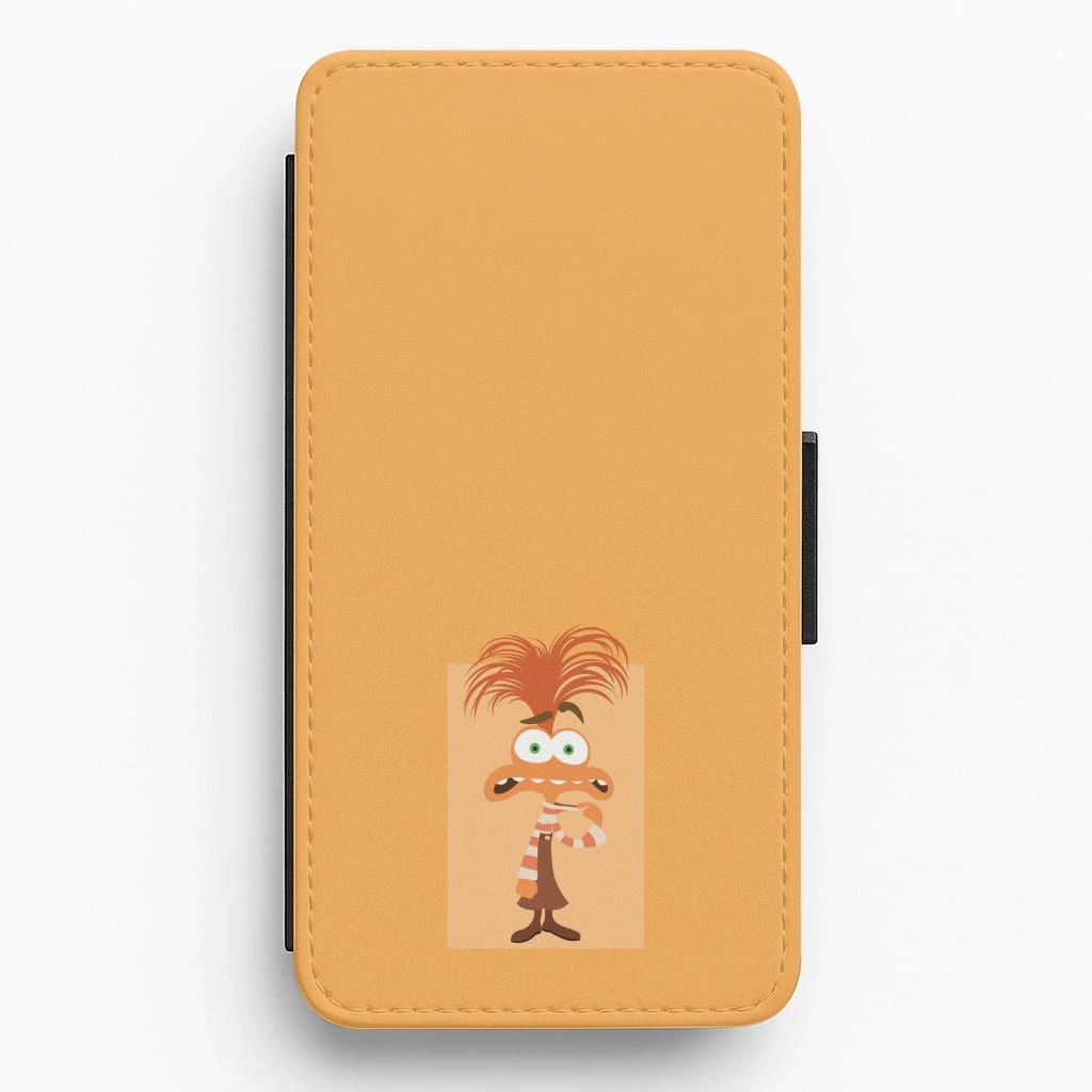 Anxiety - Inside Out Flip / Wallet Phone Case Flexible Touch