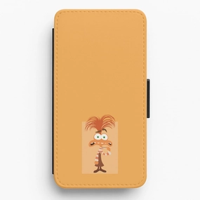 Anxiety - Inside Out Flip / Wallet Phone Case Flexible Touch