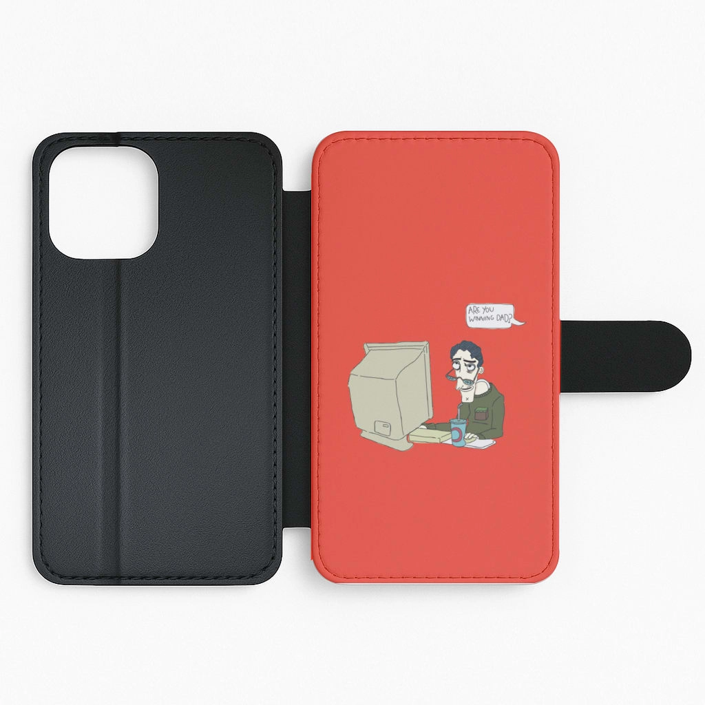 Are You Winning Dad Flip / Wallet Phone Case Urban Style