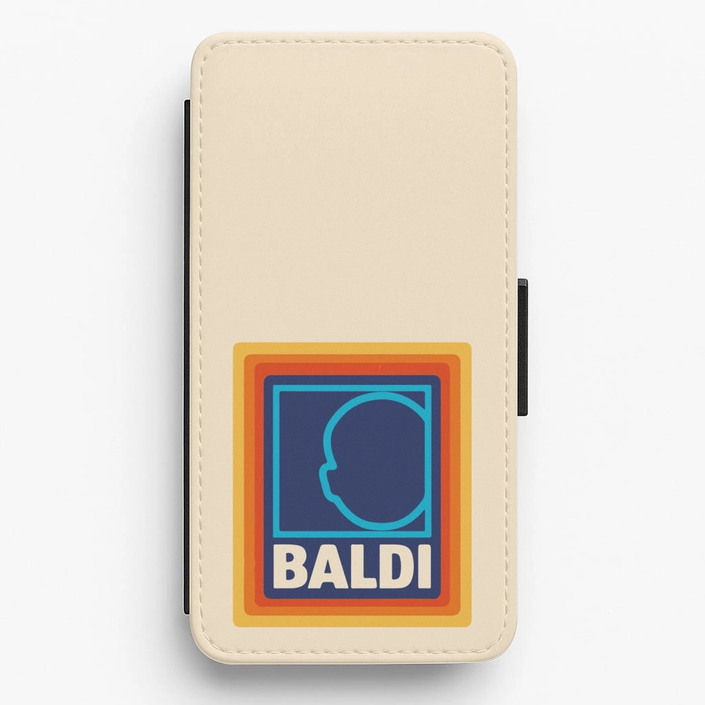 Baldi - Father's Day Flip / Wallet Phone Case Durable Pattern Texture Comfort Fit Edge