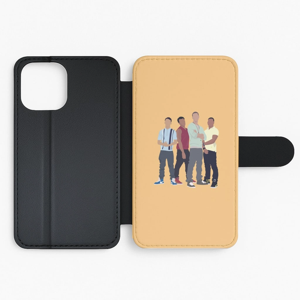 Band Flip / Wallet Phone Case Hybrid Edge Finish Futuristic style