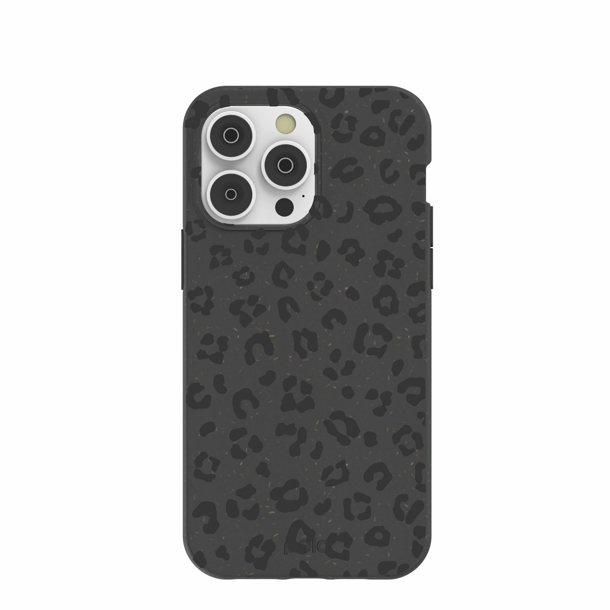 Black Night Leopard iPhone 14 Pro Max Case Raised Bezels Vivid Finish