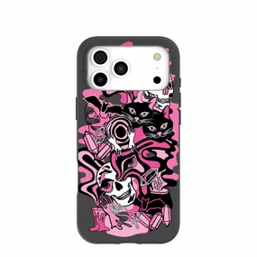 Ergonomic Shape Polished Look Black Spellbound Ghouls iPhone 17 Pro Max Case