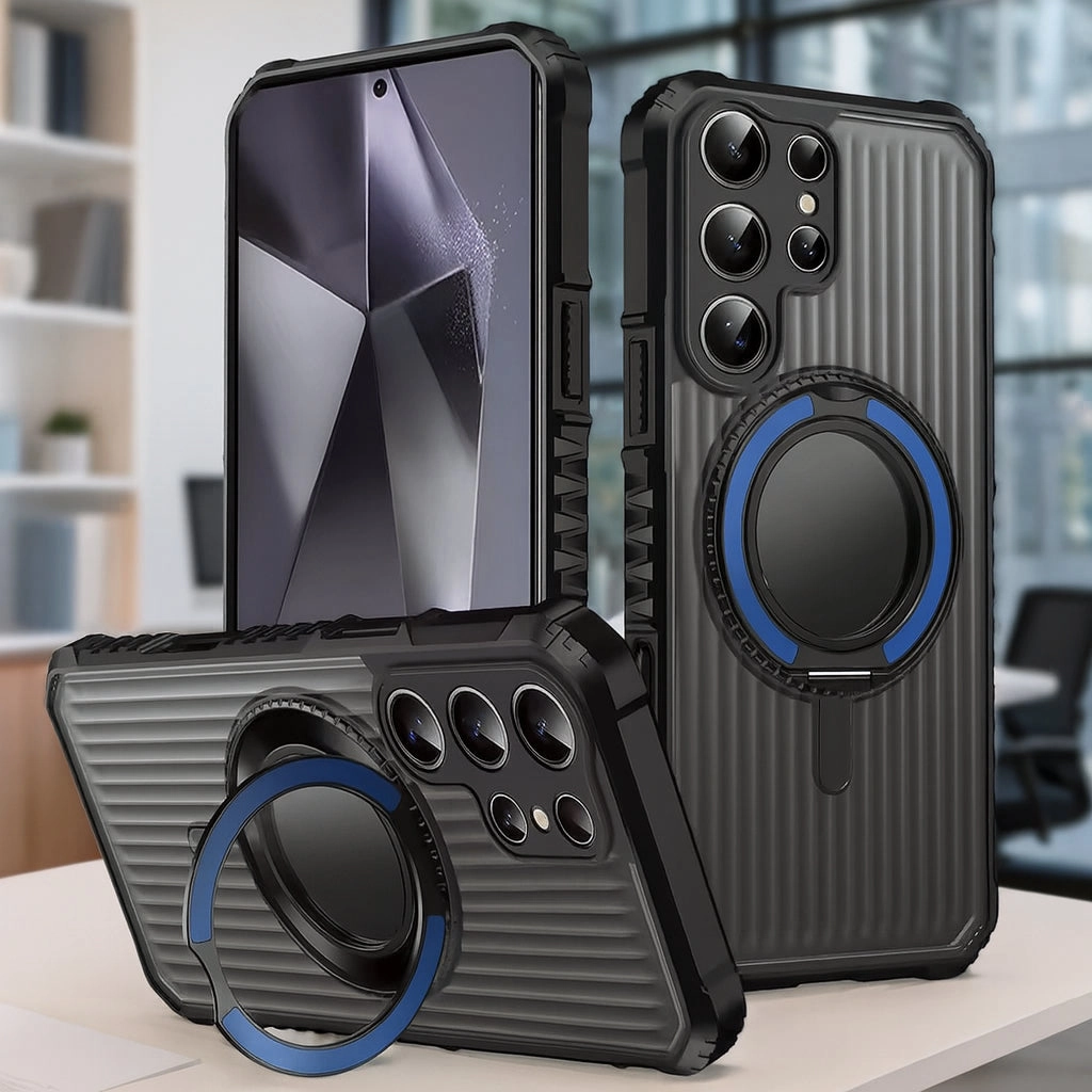 Bolt Clad Magnetic Kickstand Case - Samsung Compact Texture