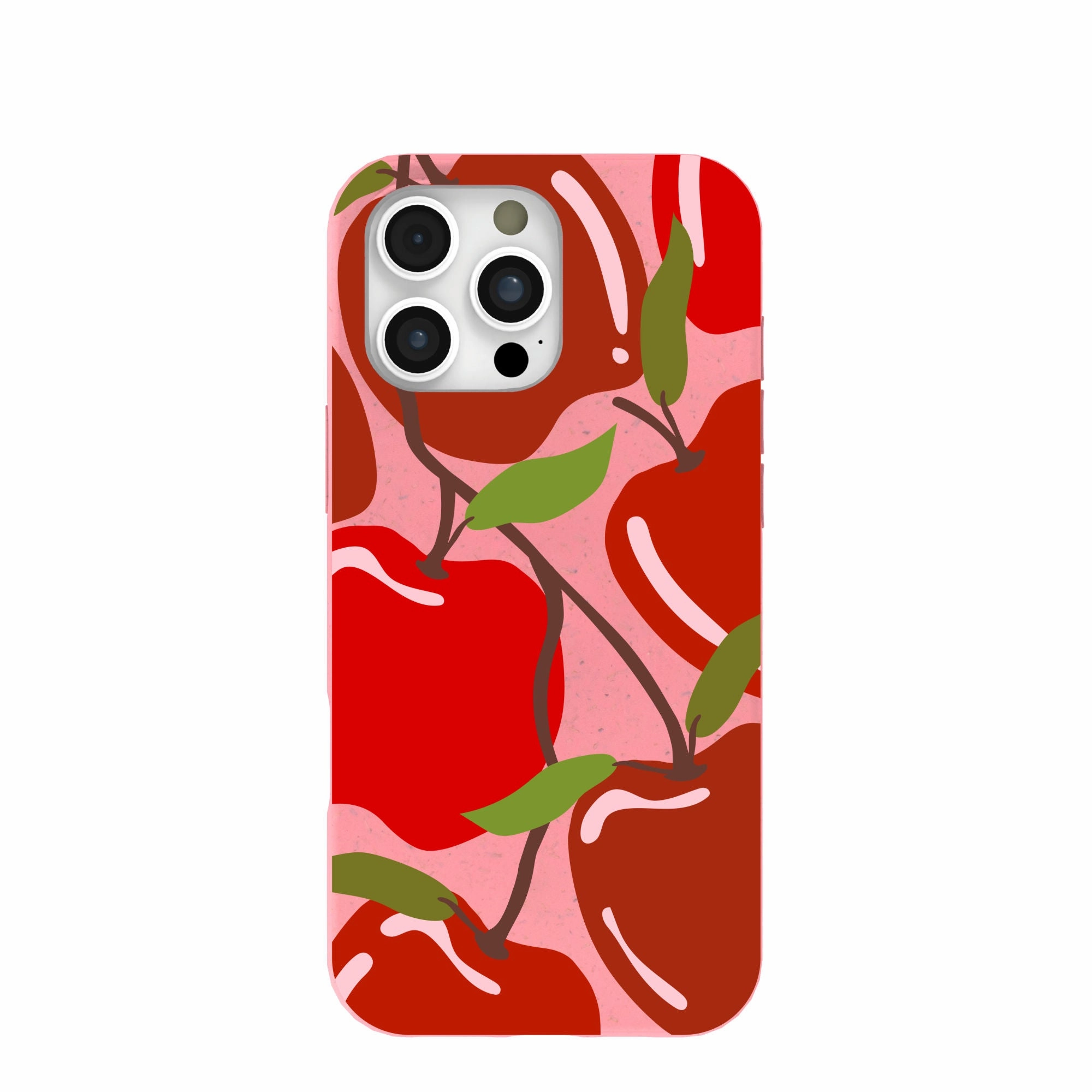 Flexible Texture Hybrid Pattern Texture Bubblegum Pink Apple of My Eye iPhone 16 Pro Max Case