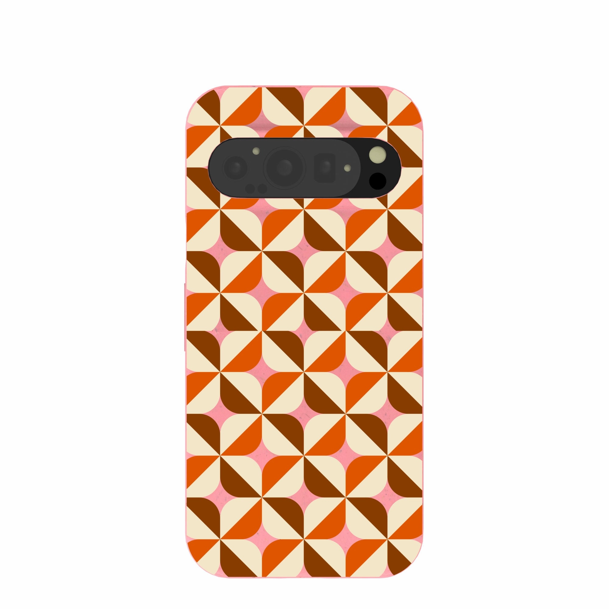 Soft touch layer Bubblegum Pink Groovy Tiles Google Pixel 9/9 Pro Case