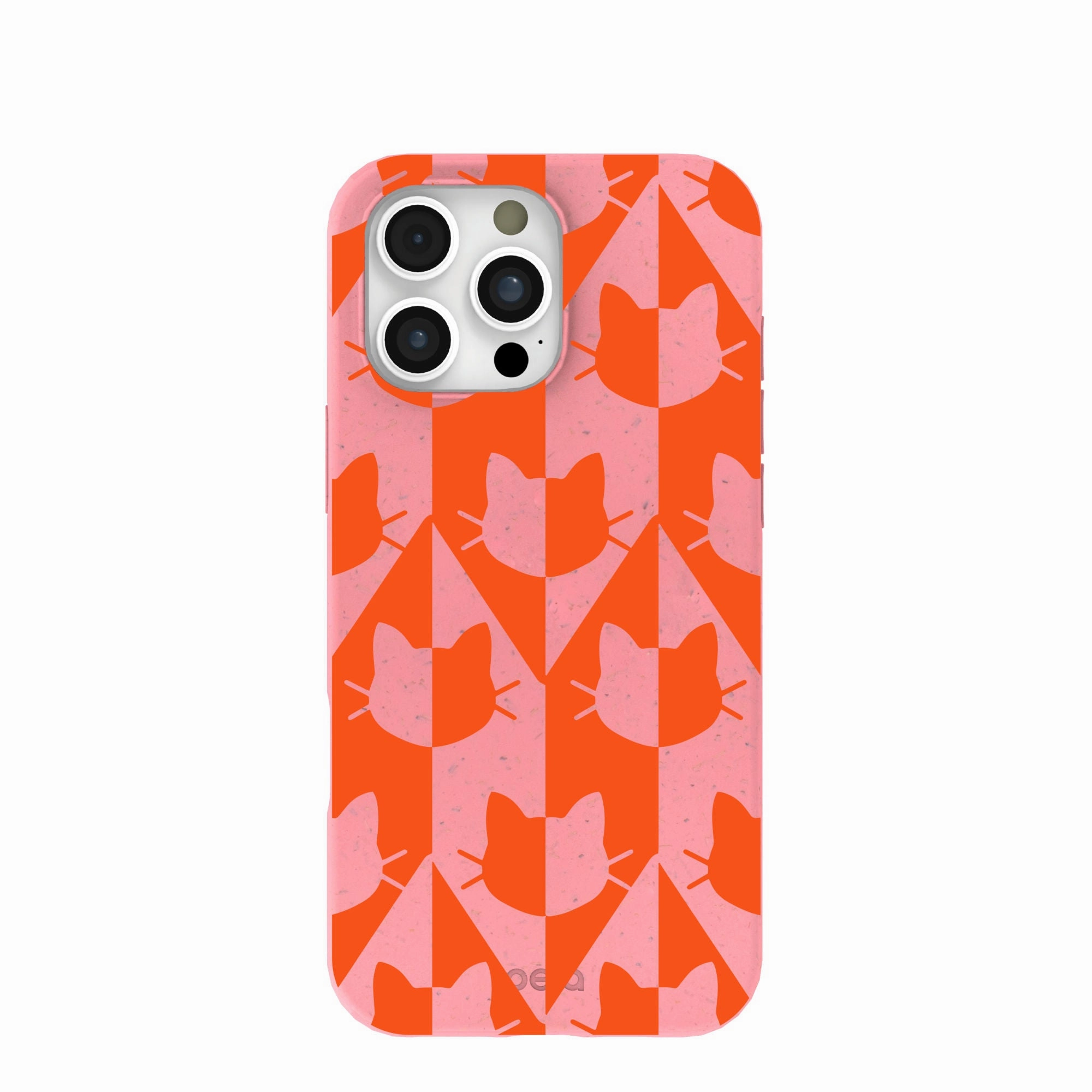 Bubblegum Pink Purr iPhone 16 Pro Max Case Hybrid Build Texture