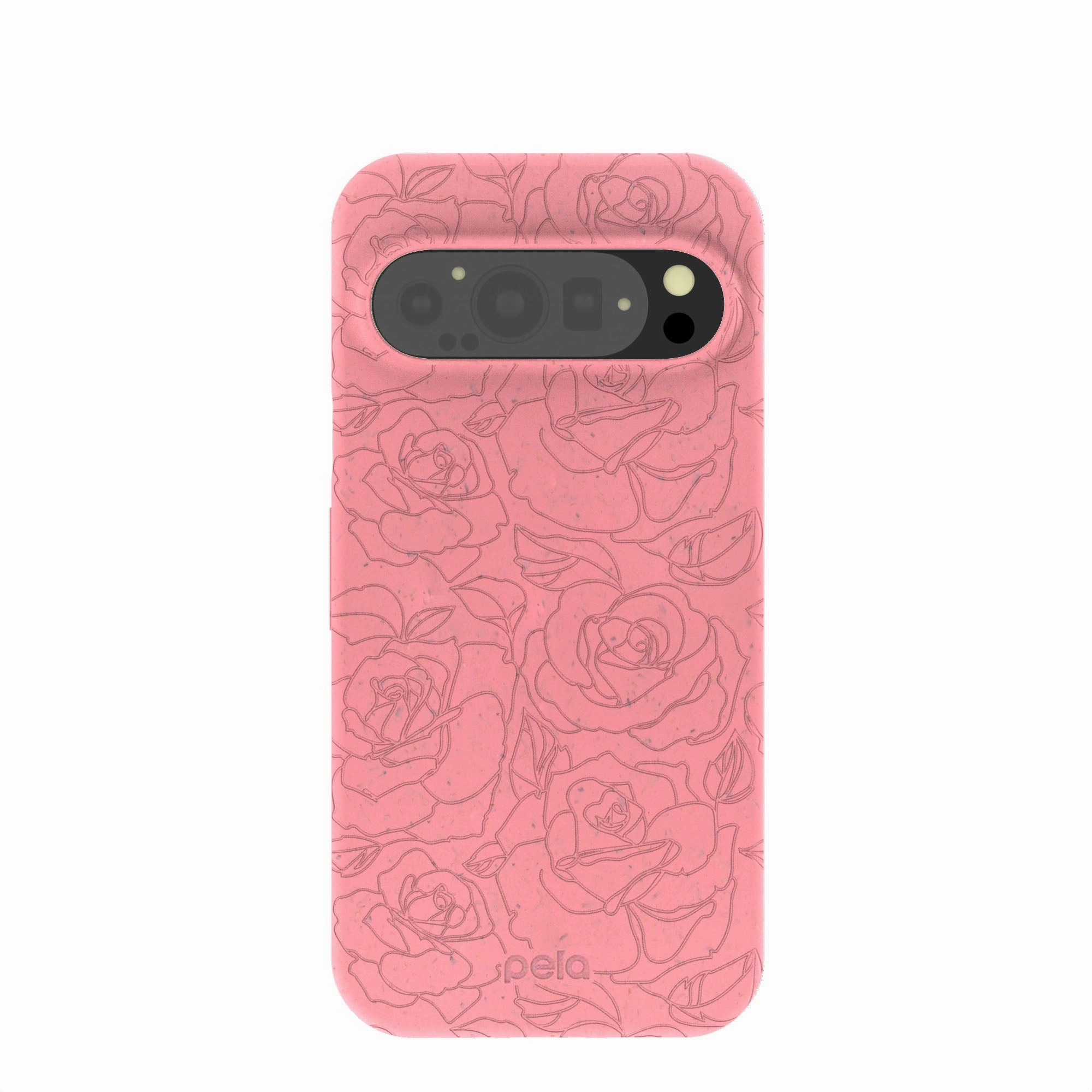 Strong Frame Polished Surface Bubblegum Pink Rosettes Google Pixel 9/9 Pro Case