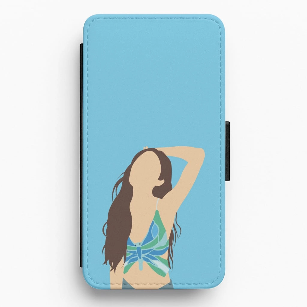 Butterfly Top - Olivia Flip / Wallet Phone Case Compact Texture Layer