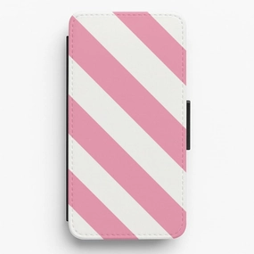 Candy Cane Stripes Flip / Wallet Phone Case Gradient Finish