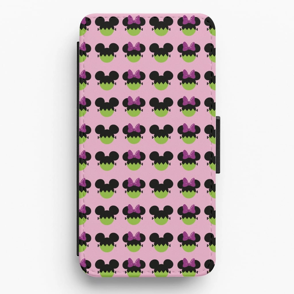 Frankenstein Mice Pattern Halloween Flip / Wallet Phone Case Stylish Surface Design