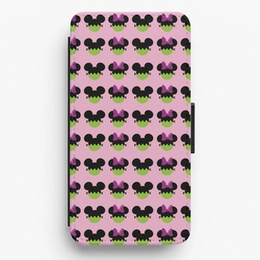 Frankenstein Mice Pattern Halloween Flip / Wallet Phone Case Stylish Surface Design