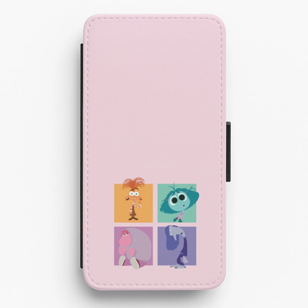 Vivid Detail Texture Pocket Size Cast - Inside Out Flip / Wallet Phone Case