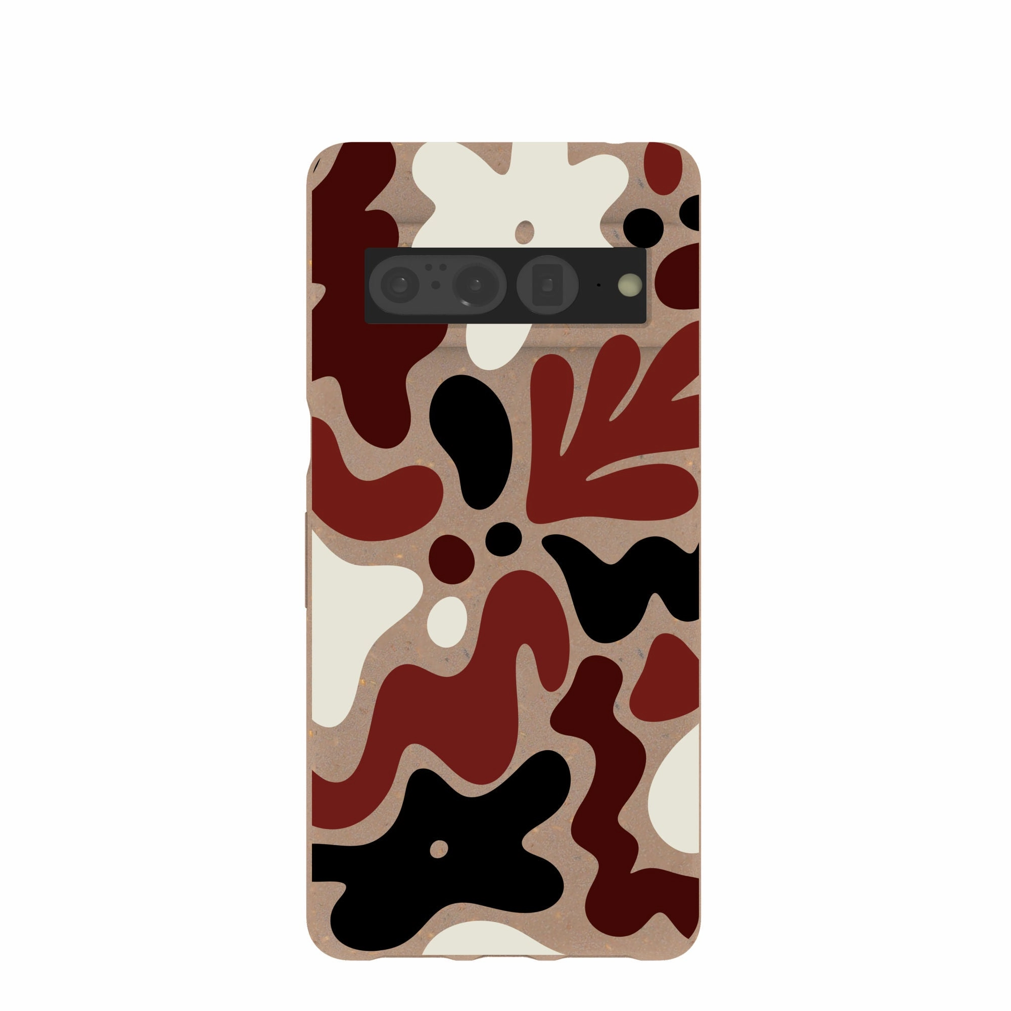 Comfort Fit Edge Chocolate Brown Earthy Curves Google Pixel 7 Pro Case