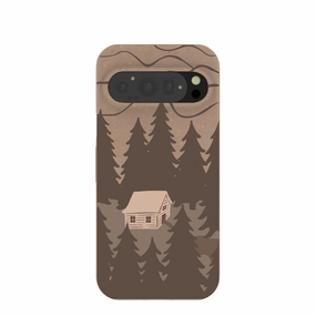 Edge Protection Chocolate Brown Hidden Cabin Google Pixel 9/9 Pro Case