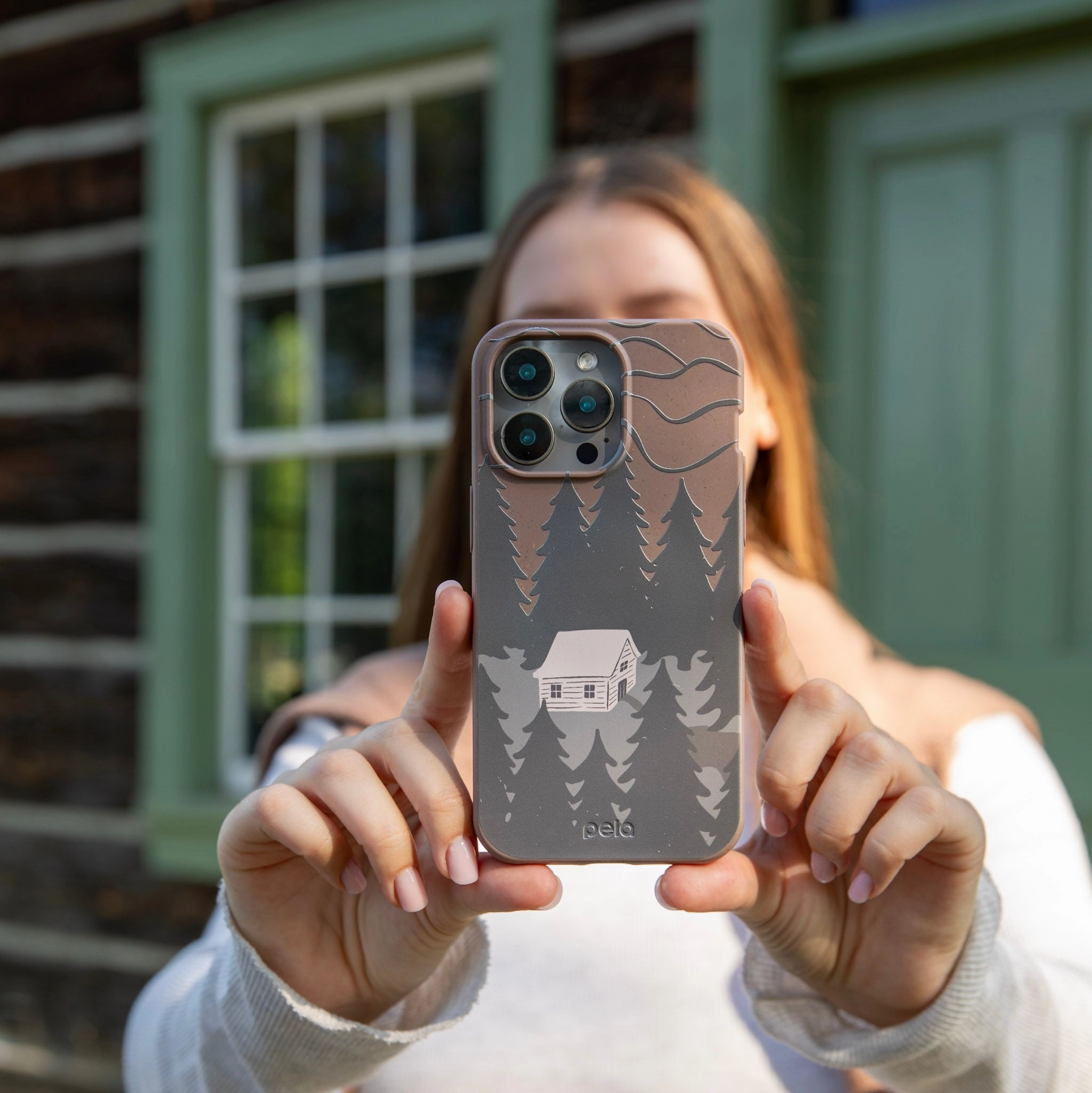 Protective Shell Chocolate Brown Hidden Cabin iPhone 17 Pro Max Case