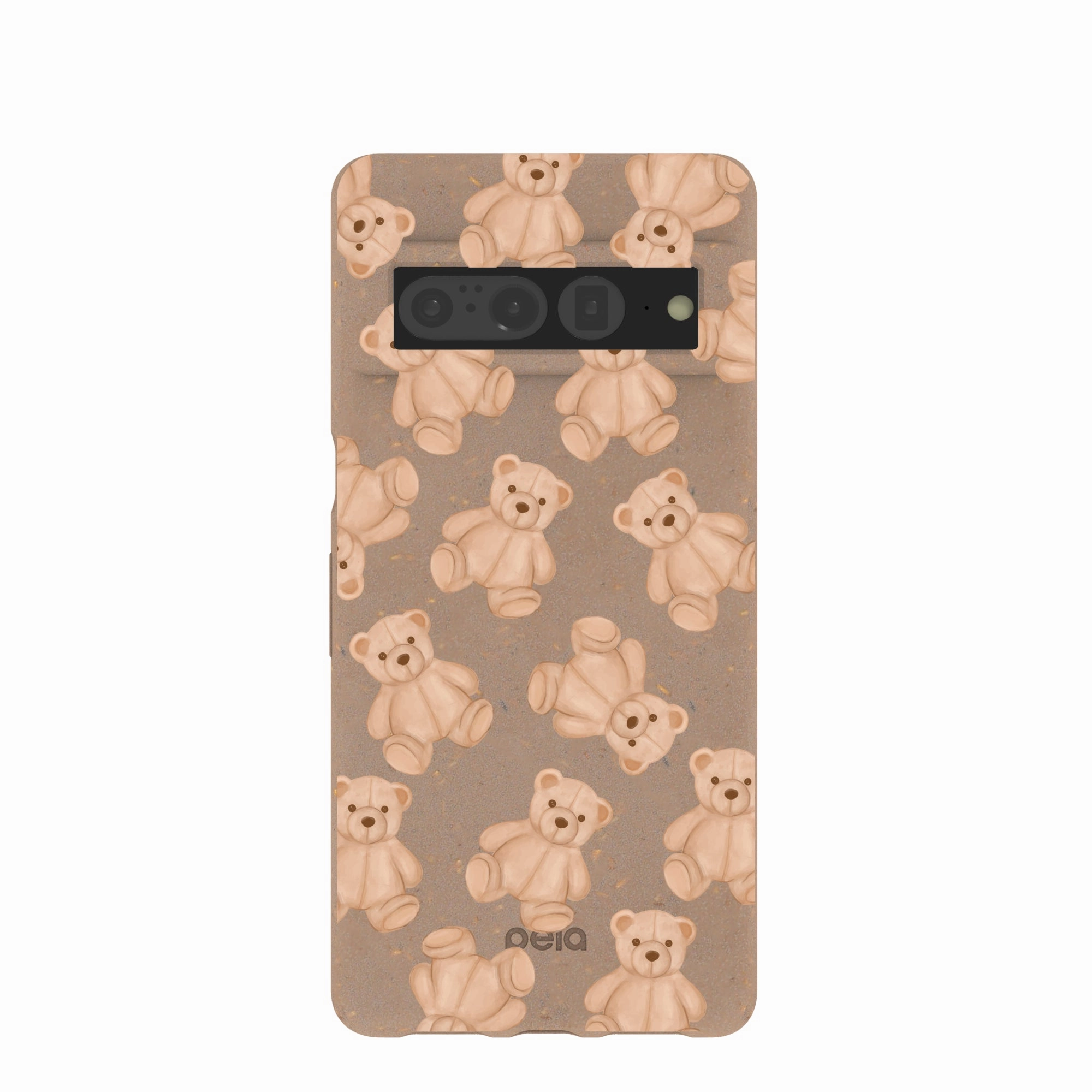 Elegant Shield Chocolate Brown Teddy Love Google Pixel 7 Pro Case