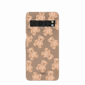 Bold colors Chocolate Brown Teddy Love Google Pixel 8 Pro Case