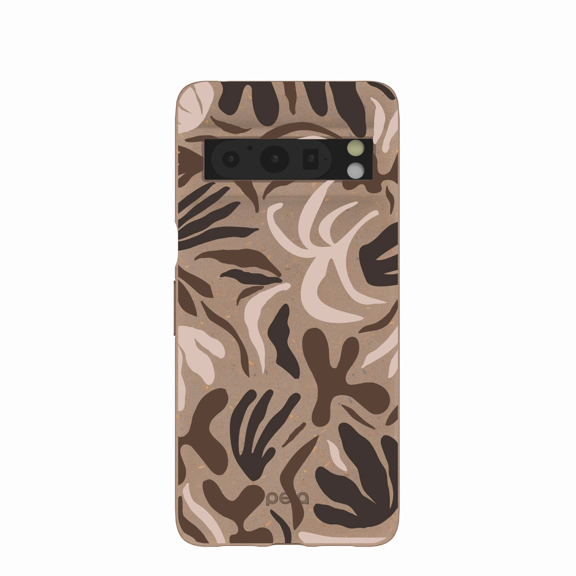 Futuristic style Chocolate Brown Terra Forms Google Pixel 8 Pro Case