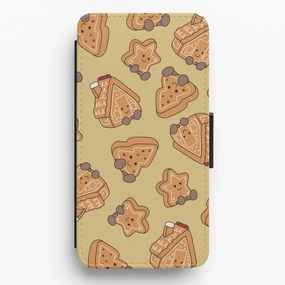 Gingerbread Plushies Pattern Flip / Wallet Phone Case Daily Essential Ultra Slim