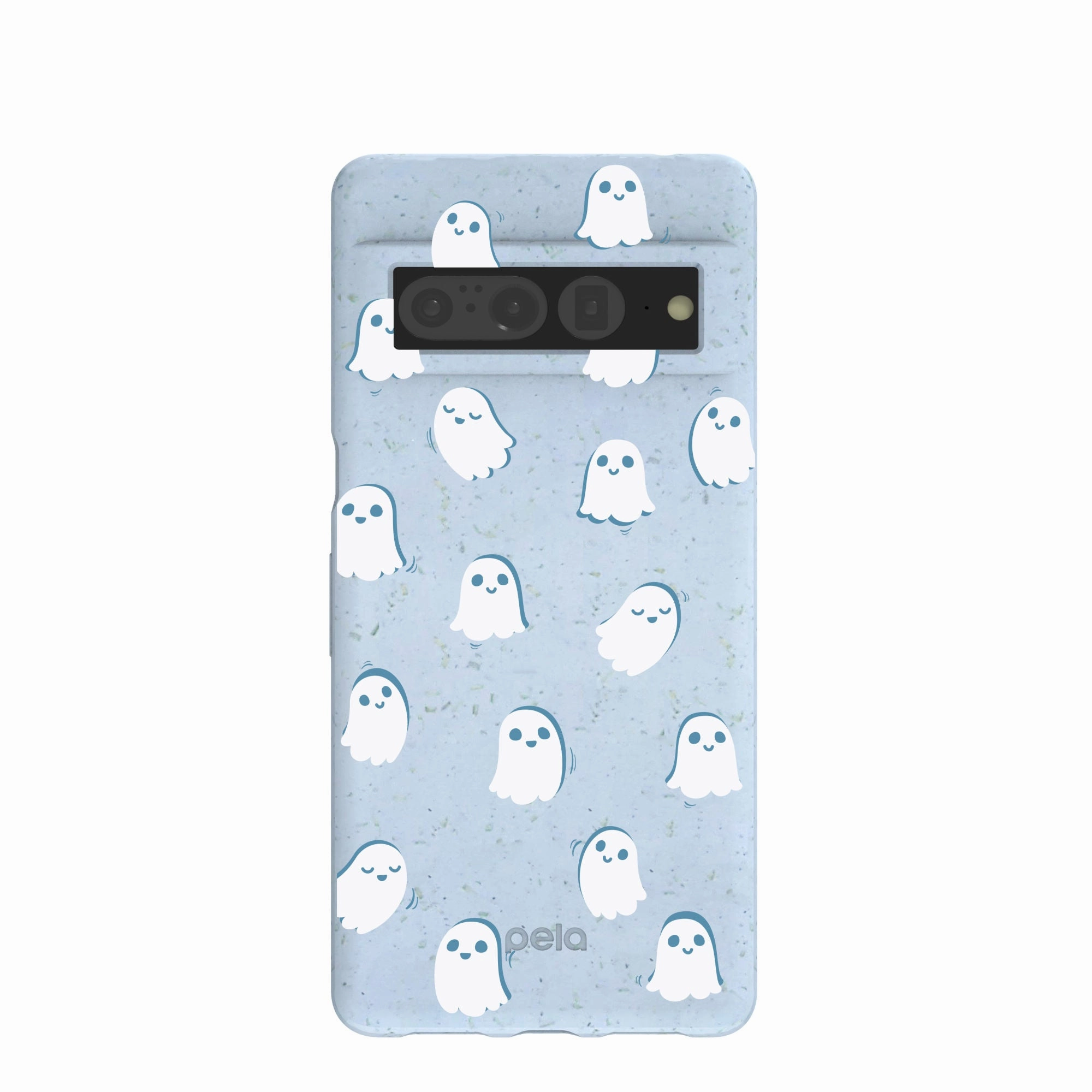 Powder Blue Ghostly Google Pixel 7 Pro Case Compact Texture Durable Edge Texture