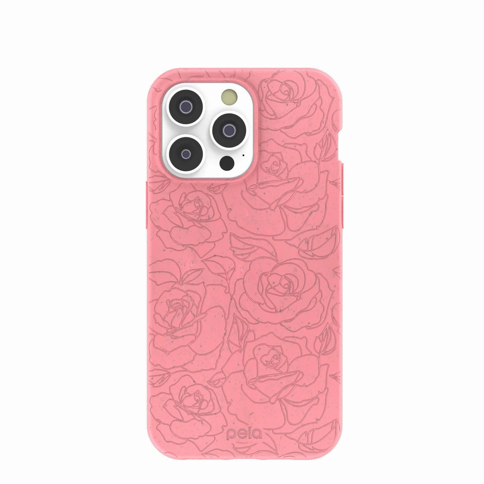Minimal Comfort metal frame Bubblegum Pink Rosettes iPhone 14 Pro Max Case