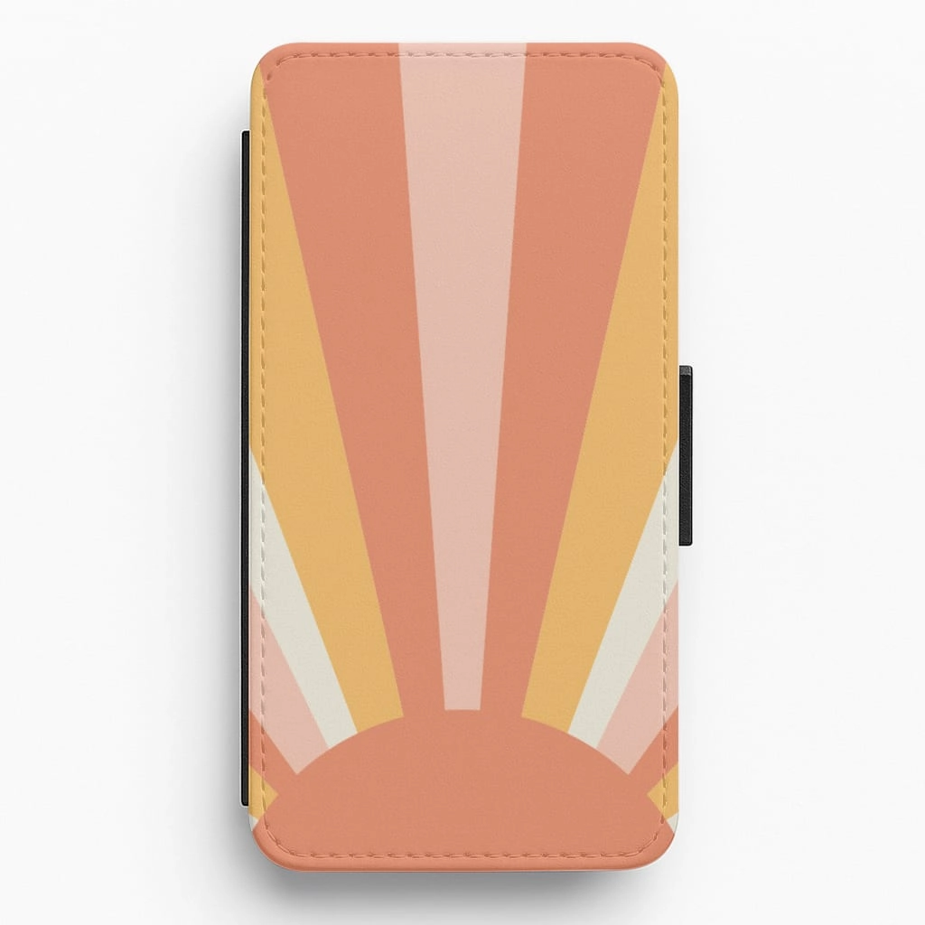 Colourful Abstract Pattern IX Flip / Wallet Phone Case Soft Interior Luxury Look