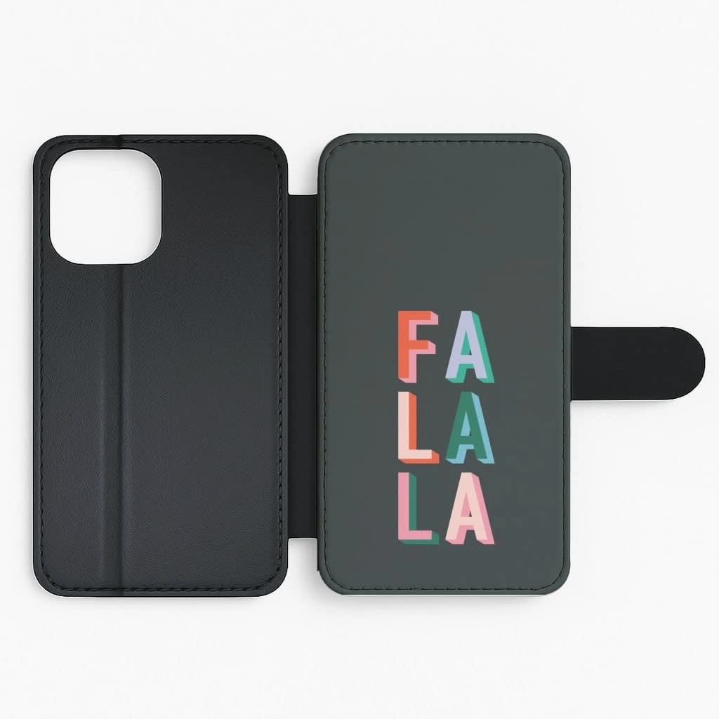 Clean Texture Modern Finish Colourful Falala Flip / Wallet Phone Case