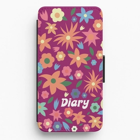 Soft Feel Diary Flip / Wallet Phone Case