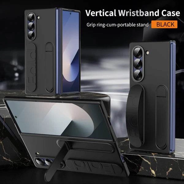 Galaxy Z Fold Series Dual Function Wristband Stand Case High strength