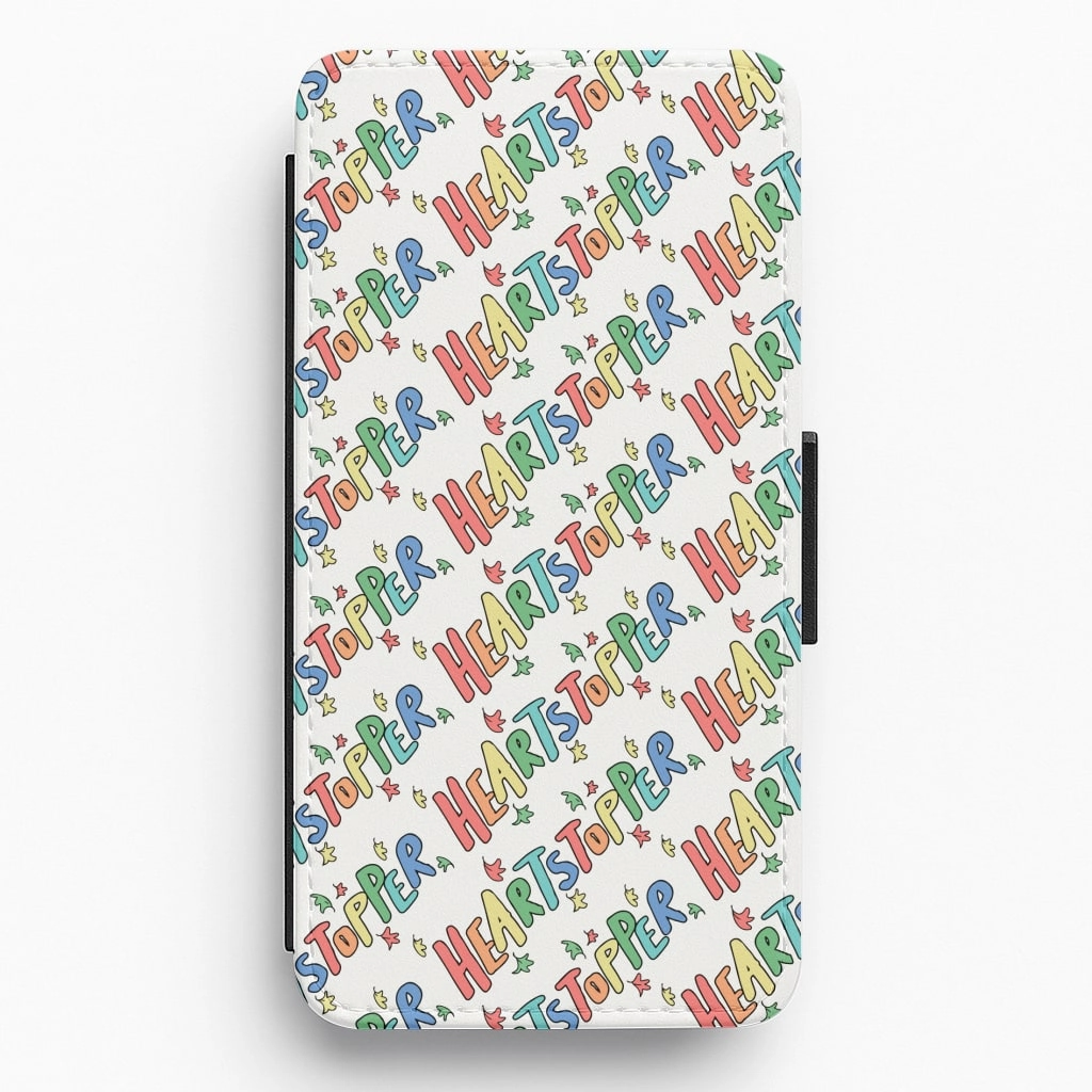 Heart Pattern Flip / Wallet Phone Case Tight Fit