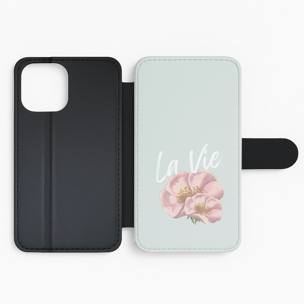 La Vie Flip / Wallet Phone Case Flexible Layer Design Tough Frame