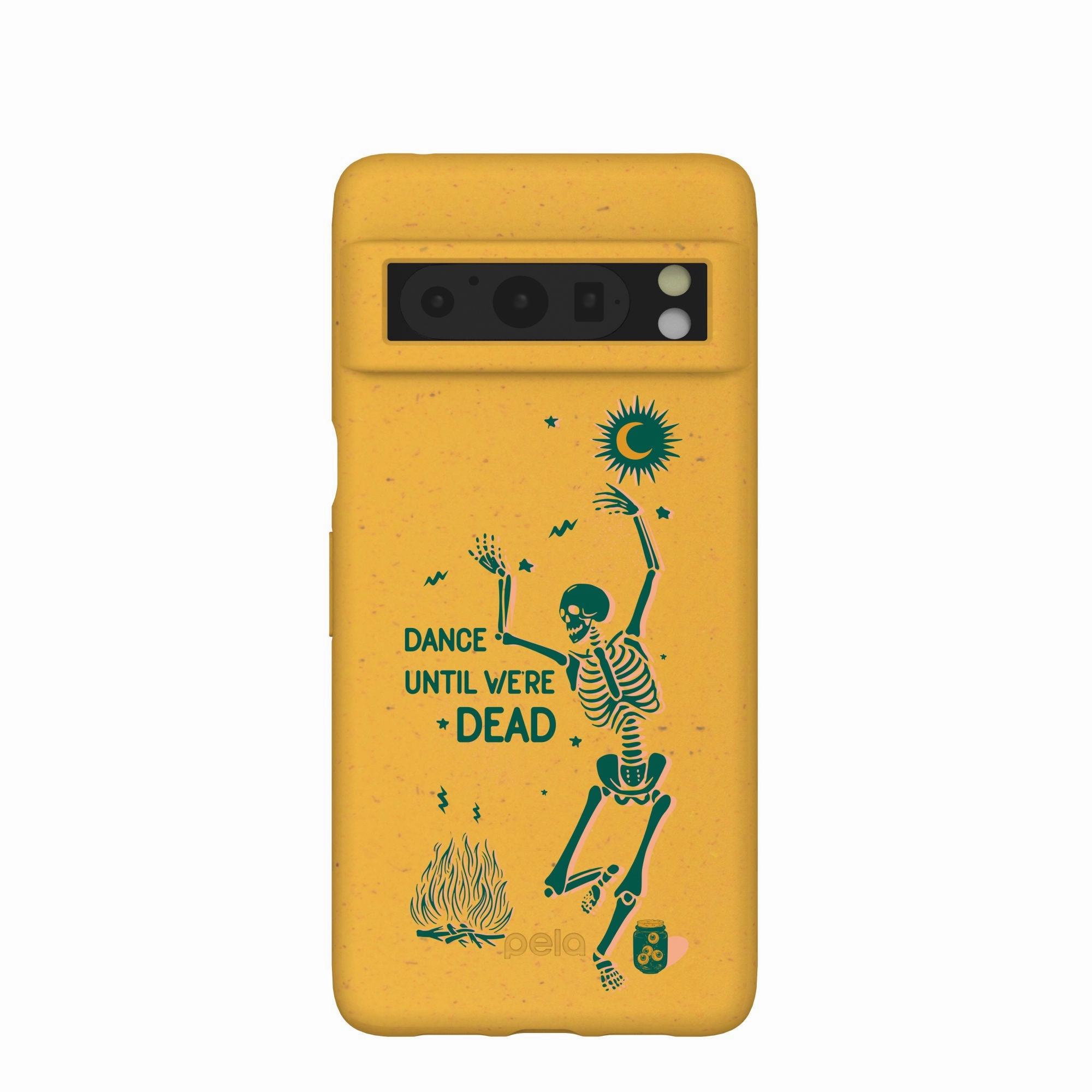 Sleek Feel Unique Texture Honey Dancing Skeleton Google Pixel 8 Pro Case