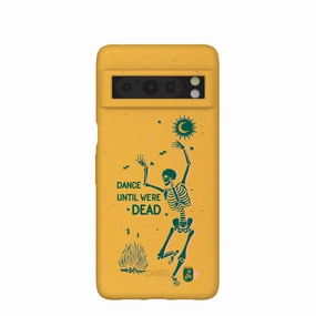 Sleek Feel Unique Texture Honey Dancing Skeleton Google Pixel 8 Pro Case