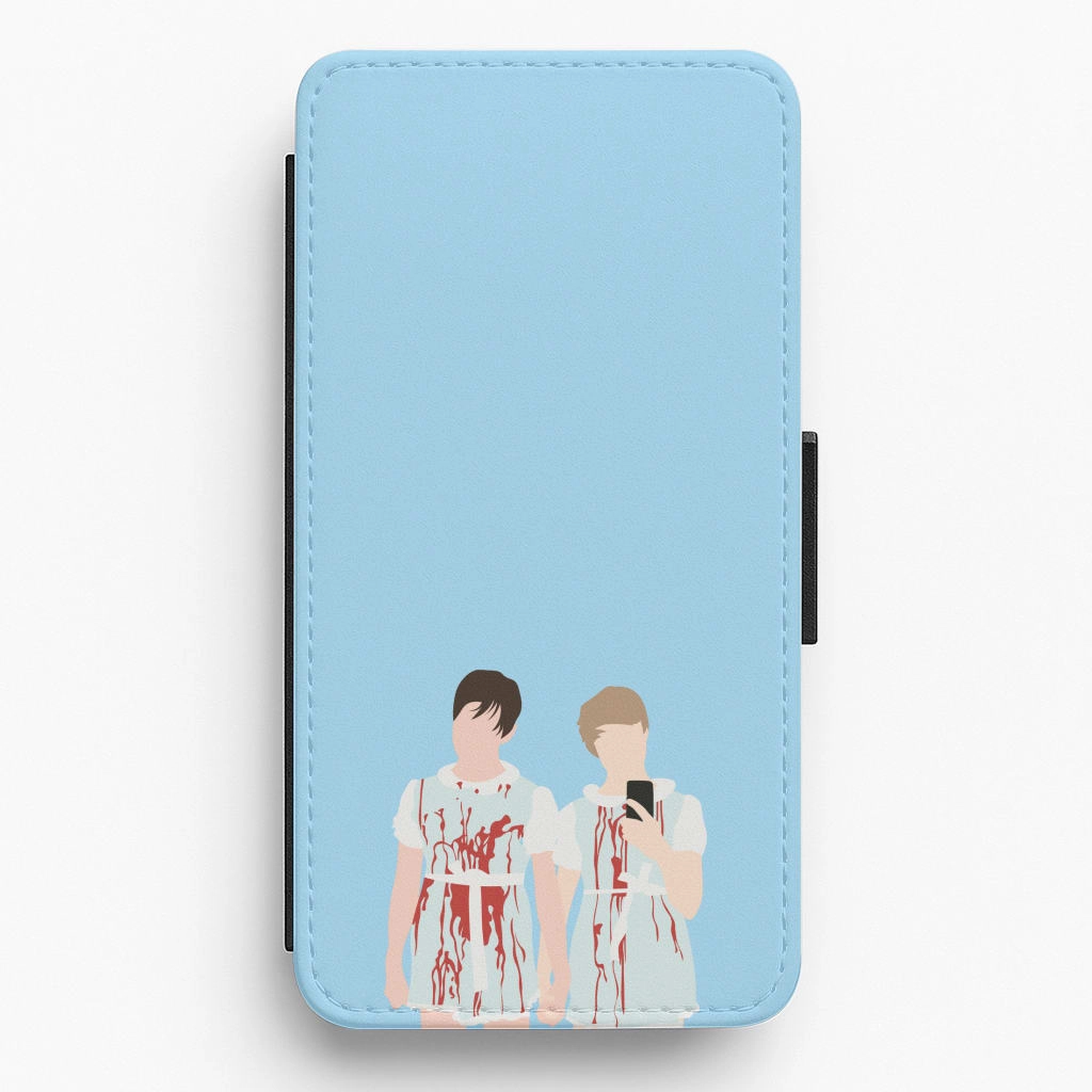 Halloween - S & C Flip / Wallet Phone Case Tough Exterior Travel Friendly