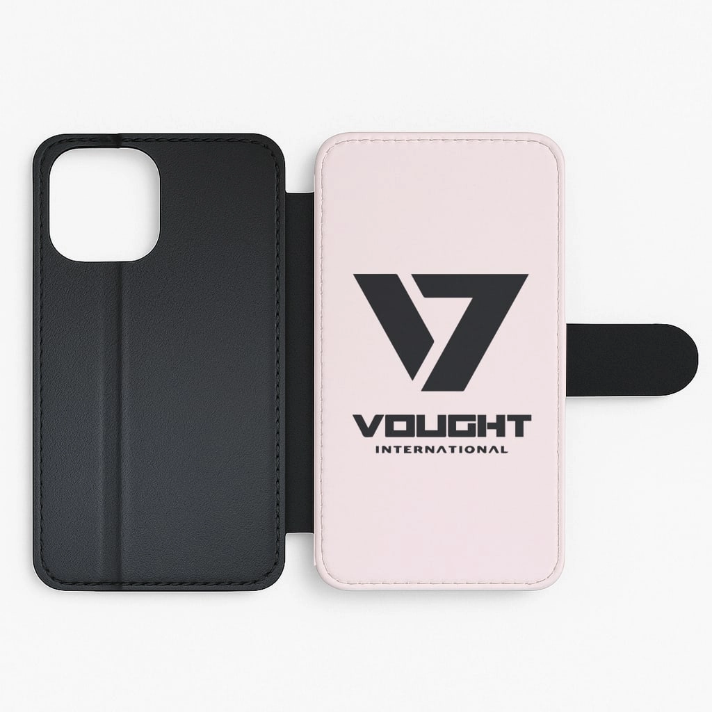 Modern Aesthetic Vought Logo Flip / Wallet Phone Case
