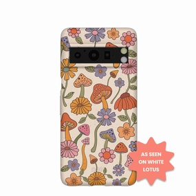 Durable Design Seashell Shrooms and Blooms Google Pixel 8 Pro Case
