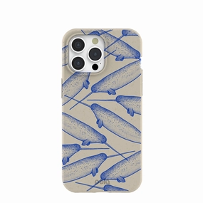 Classic Design London Fog Magical Narwhal iPhone 15 Pro Max Case