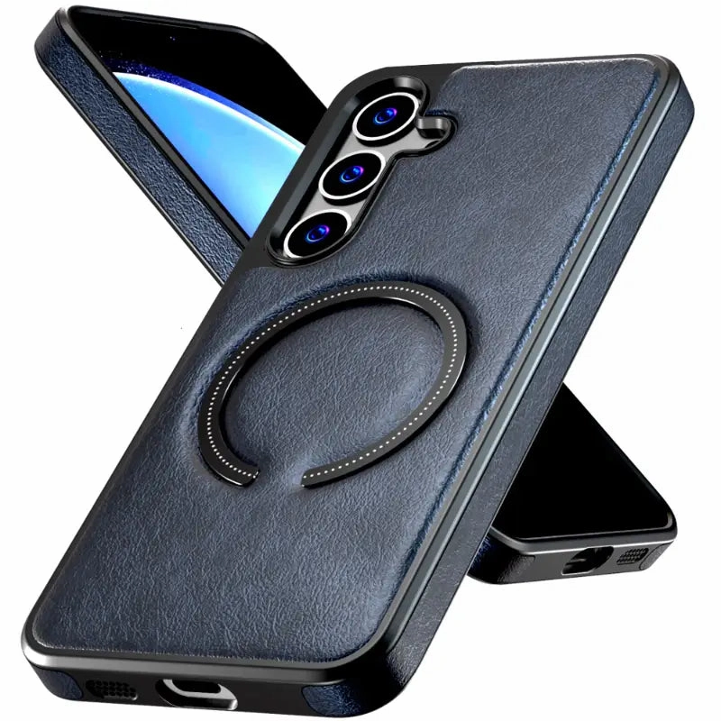 Samsung Galaxy S24 6.2" (2024) Leather Case with Magsafe Premium Shield