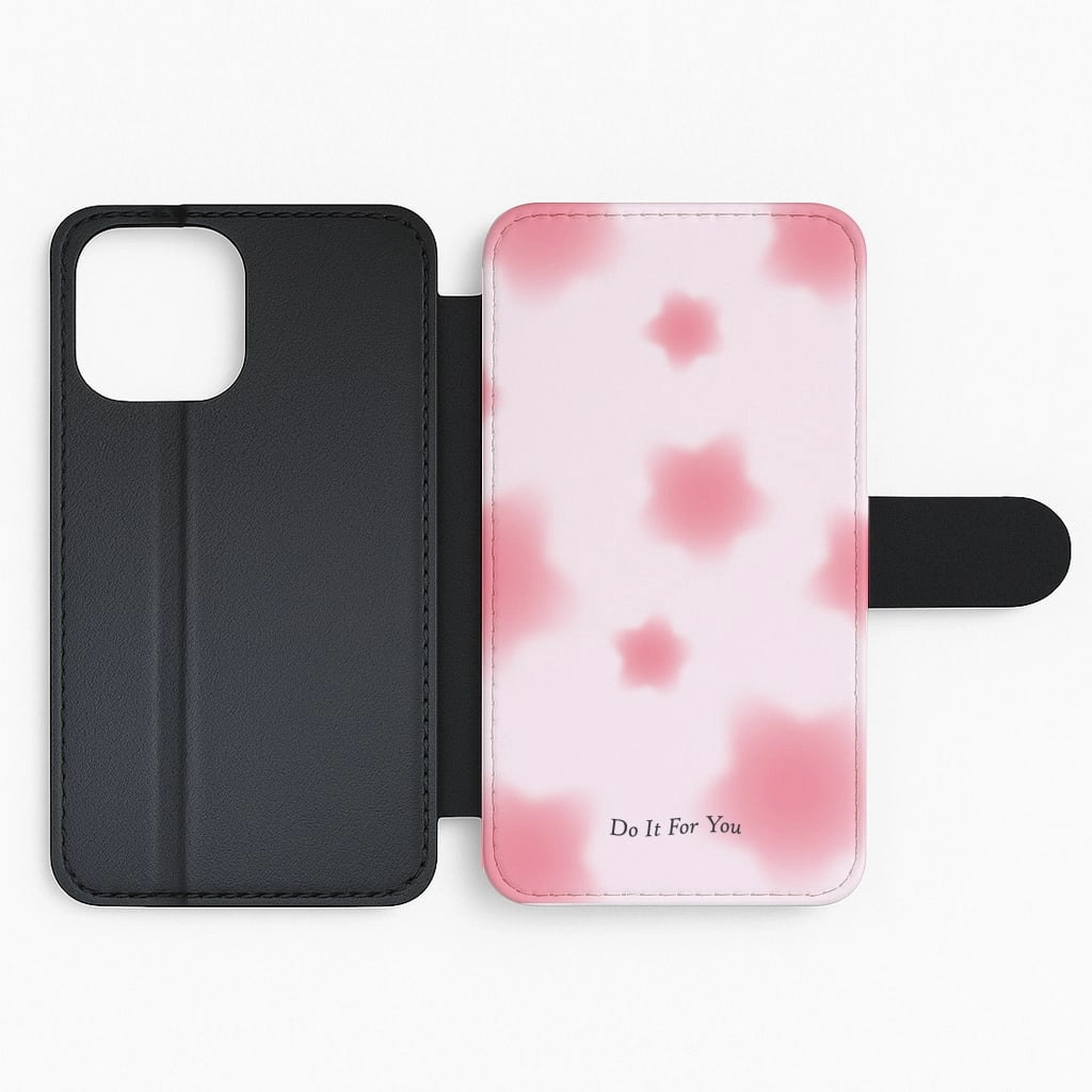 Creative Artwork Premium Detail Do It For You Stars Pattern Flip / Wallet Phone Case